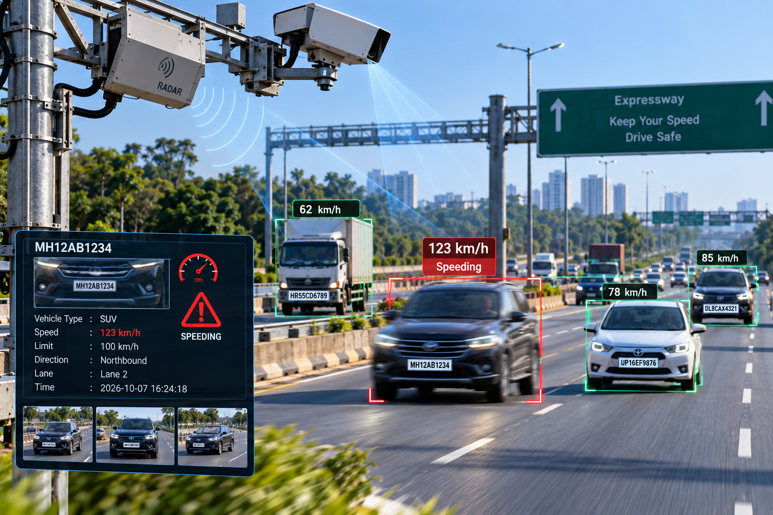 VSDS - Vehicle Speed Detection System