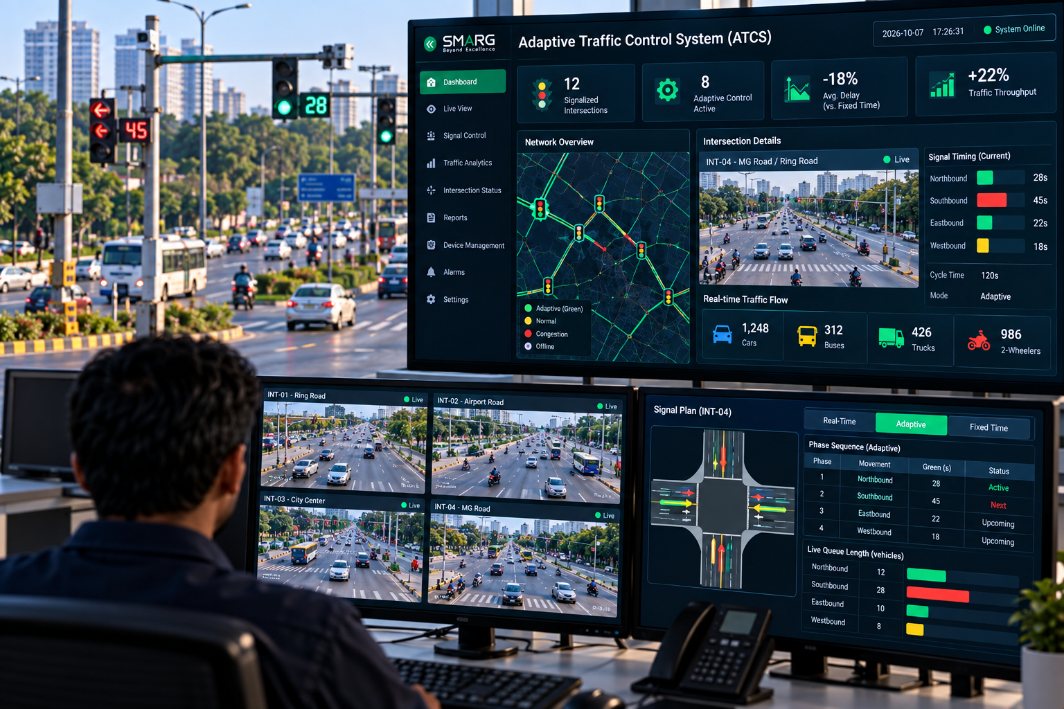 ATCS - Adaptive Traffic Control System